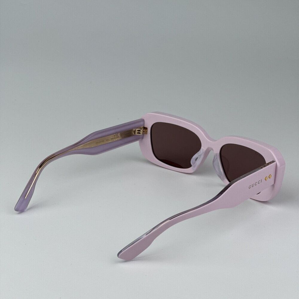 NWT Gucci GG1531SK-003-54 Pink Rectangle 54mm Sunglasses - Picture 5 of 5